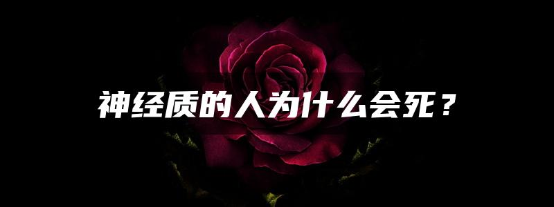 神经质的人为什么会死？