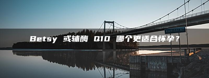 Betsy 或辅酶 Q10 哪个更适合怀孕？