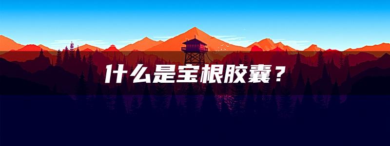 什么是宝根胶囊？