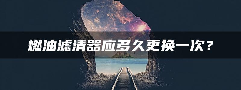 燃油滤清器应多久更换一次？