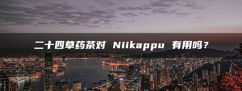 二十四草药茶对 Niikappu 有用吗？