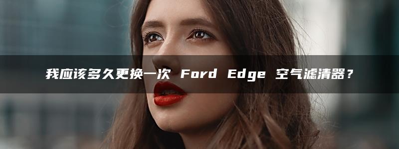 我应该多久更换一次 Ford Edge 空气滤清器？