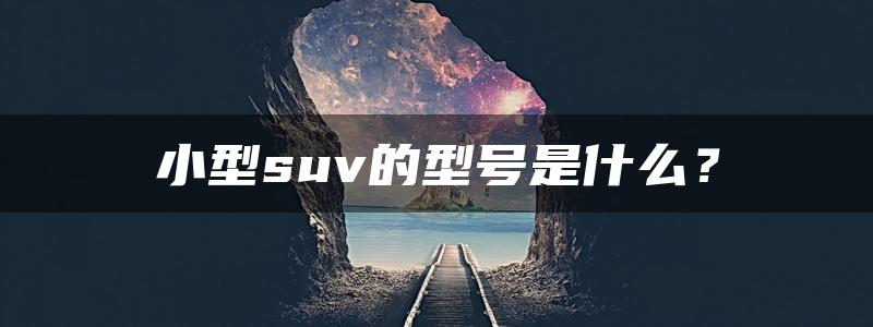 小型suv的型号是什么？