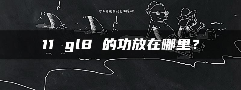 11 gl8 的功放在哪里？