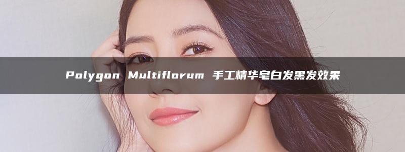 Polygon Multiflorum 手工精华皂白发黑发效果