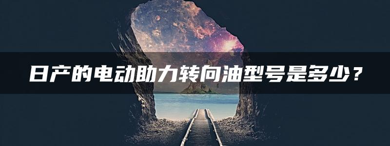 日产的电动助力转向油型号是多少？