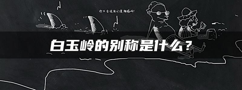 白玉岭的别称是什么？