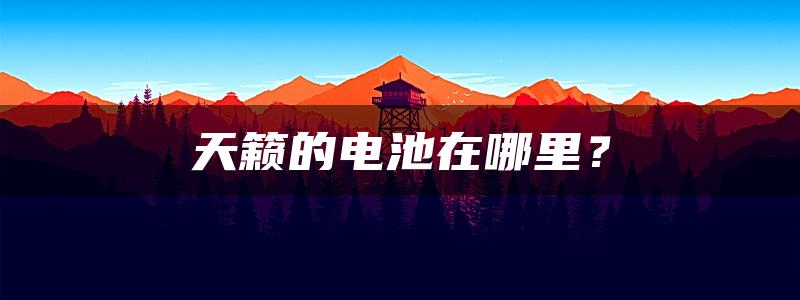 天籁的电池在哪里？