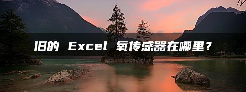 旧的 Excel 氧传感器在哪里？