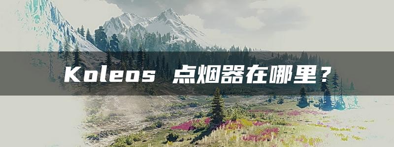 Koleos 点烟器在哪里？