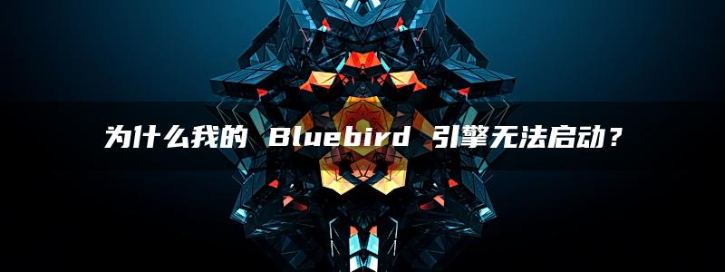 为什么我的 Bluebird 引擎无法启动？