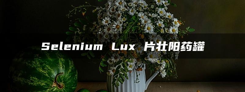 Selenium Lux 片壮阳药罐