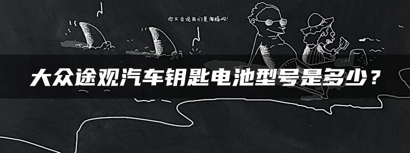 大众途观汽车钥匙电池型号是多少？