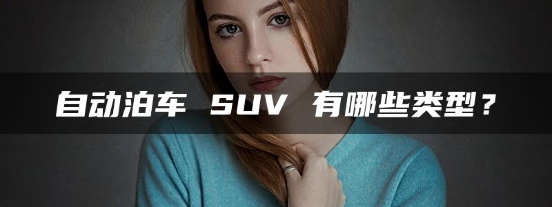 自动泊车 SUV 有哪些类型？