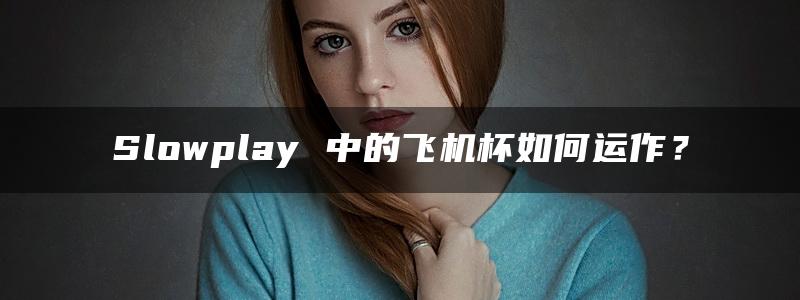 Slowplay 中的飞机杯如何运作？