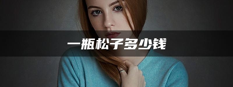 一瓶松子多少钱