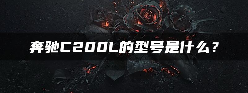 奔驰C200L的型号是什么？