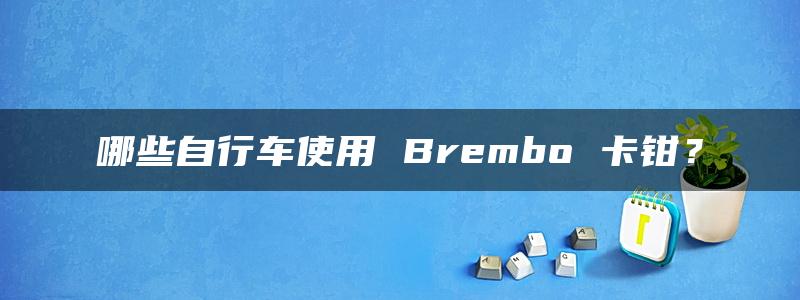 哪些自行车使用 Brembo 卡钳？