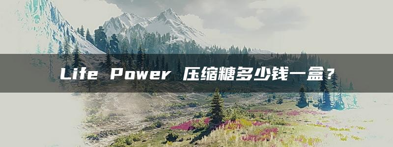 Life Power 压缩糖多少钱一盒？