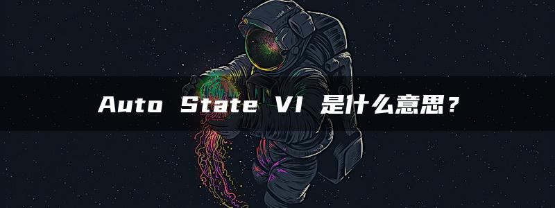 Auto State VI 是什么意思？