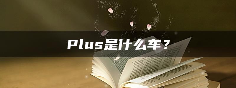 Plus是什么车？