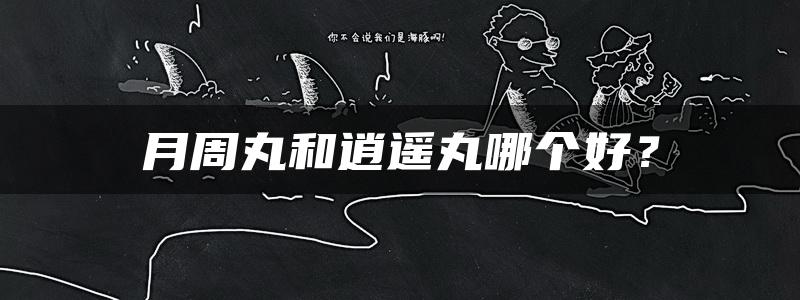 月周丸和逍遥丸哪个好？