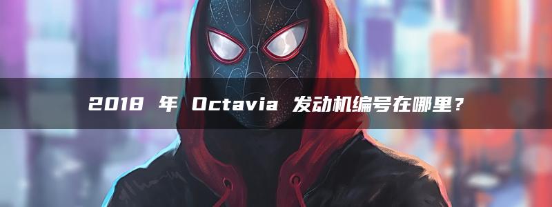 2018 年 Octavia 发动机编号在哪里？