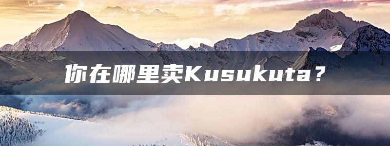 你在哪里卖Kusukuta？