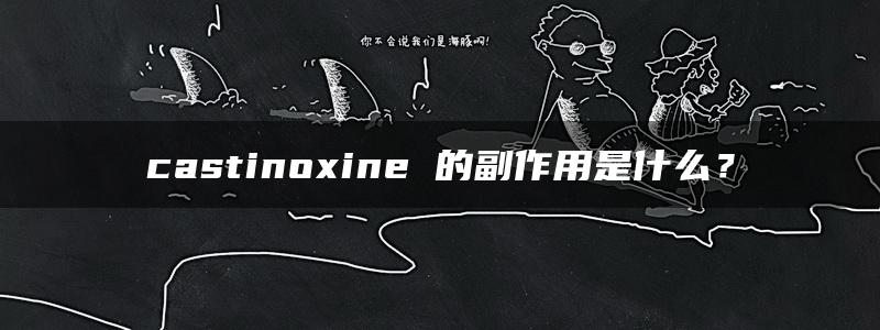 castinoxine 的副作用是什么？