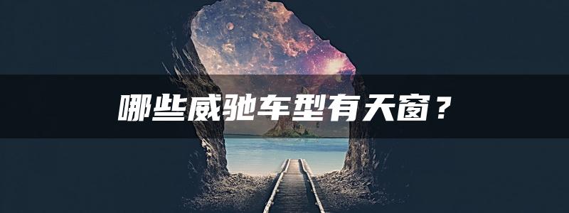 哪些威驰车型有天窗？