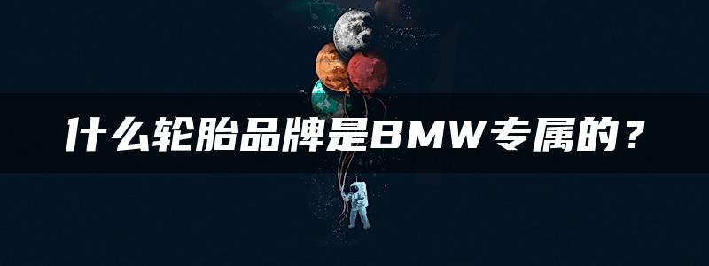 什么轮胎品牌是BMW专属的？