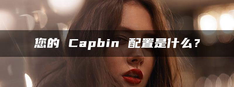 您的 Capbin 配置是什么？