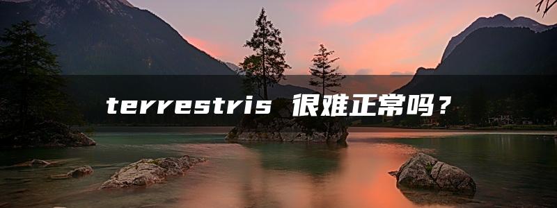 terrestris 很难正常吗？